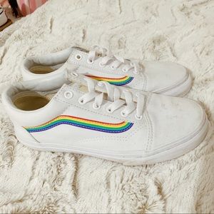 Vans Limited Edition Rainbow Low Top Sneakers